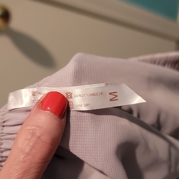 Long Soft Gray Flowy Skirt - Picture 2 of 7